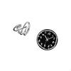 Minimalist Abstract Art Sculpture And Modern Acrylic Wall Clock Ornament for Stylish Housewarming