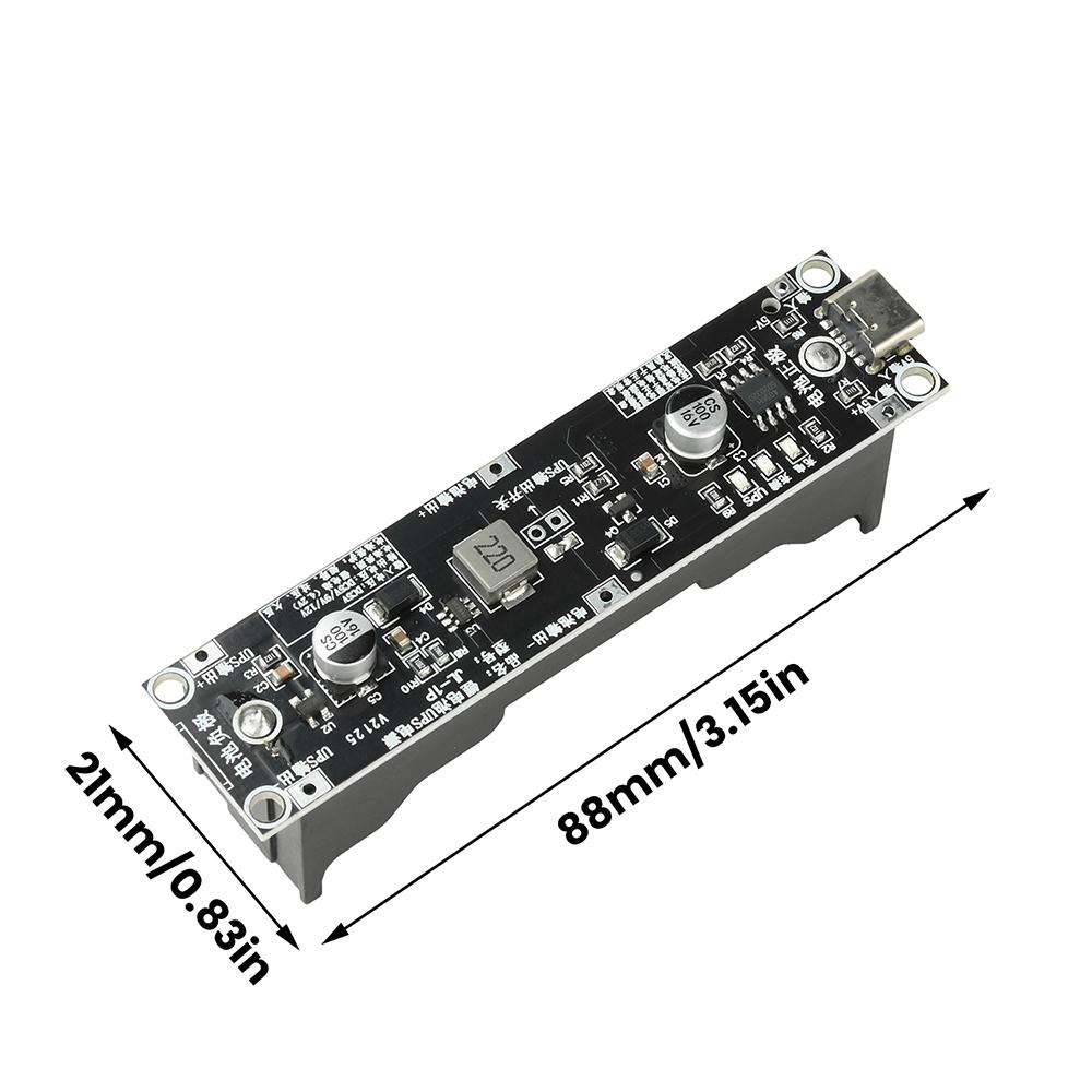 9V 12V 18650 Lithium Battery Boost Step Up Module UPS Uninterruptible Module Charge Discharge Electronic Kit