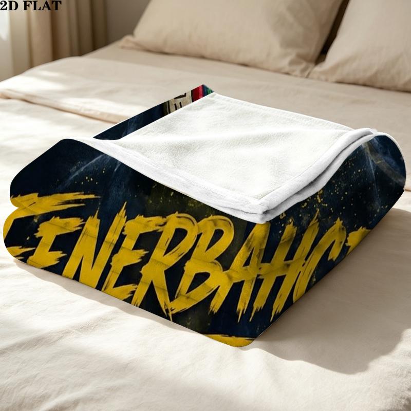 Fenerbahe Sk Print Flannel Blanket, High Quality Comfortable for All Seasons, Home Decor, Warmth and Comfort, Perfect for Christmas Gifts