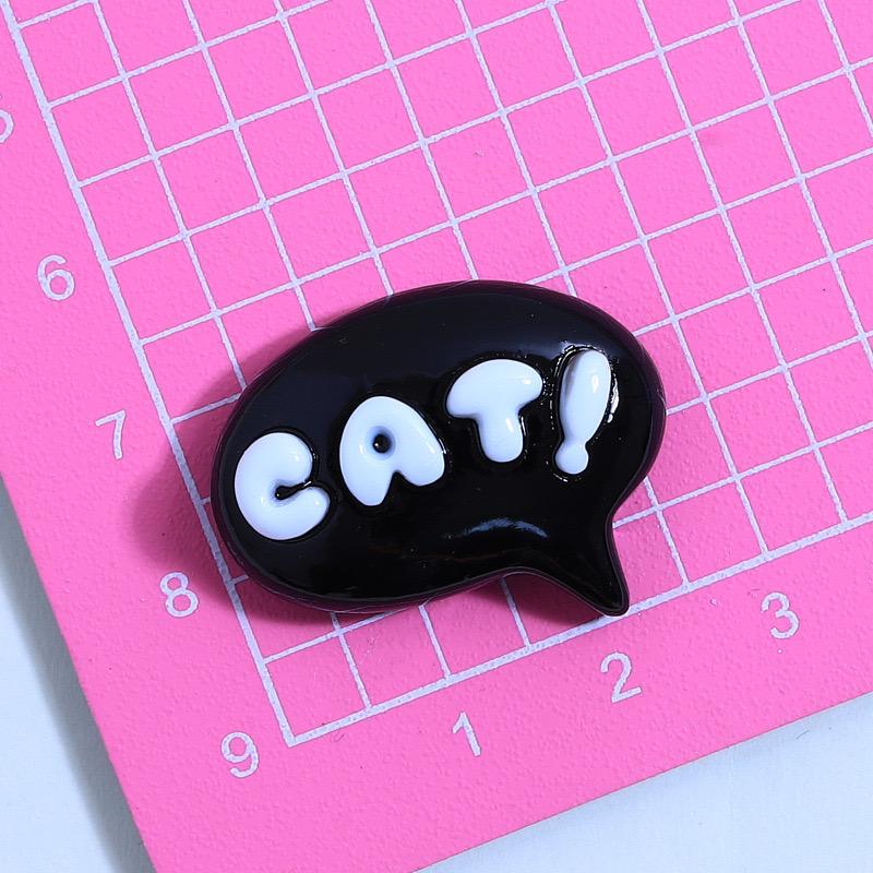 10Pcs New Cute Cartoon Black Cat Series Flat Back Ornament Jewelry Bows Accessories