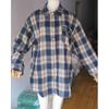 Fashion Retro Plaid Loose Long Sleeve Shirt Shirt Women Oversize Blouse Shirt Women