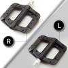 1 Pair Bike Pedal 9/16in Widened Anti Slip Sy Installation Nylon   Mountain Bike Pedal for