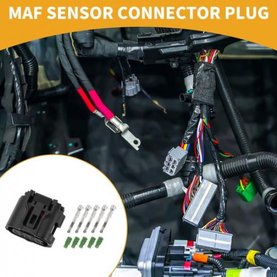 

5 Pin MAF Sensor Connector Plug Female Wire Terminal Connector for Toyota