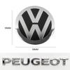 KUDFZ1 Car Wheel Center Hub Cap Stickers Accessories  For VW Golf Amarok T5 Phaeton Teramont ID3 Tiguan T-Cross Passat Magotan Arteon
