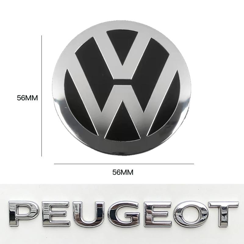 KUDFZ1 Car Wheel Center Hub Cap Stickers Accessories  For VW Golf Amarok T5 Phaeton Teramont ID3 Tiguan T-Cross Passat Magotan Arteon