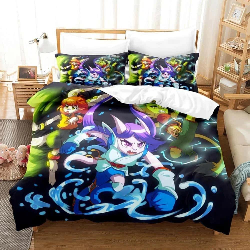 3d Printing Cartoon Game Freedom Planet Bedding Set Single Twin Full Queen King Size Bed Set Adult Kid Bedroom Duvet Cover Sets