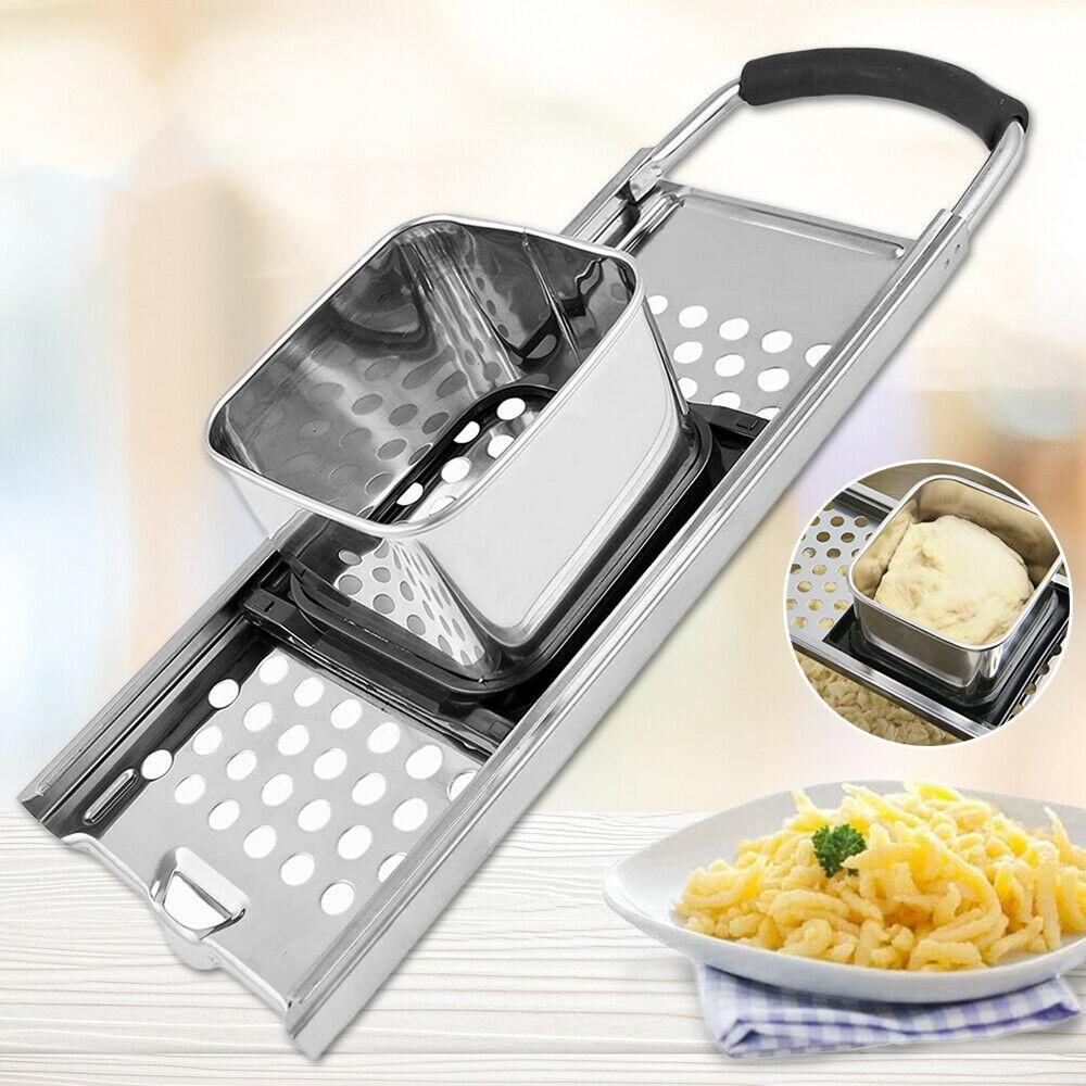 

Безопасность производителя Spaetzle из нержавеющей стали с инструментом для пельменей и яиц с лезвием бункера для лапши