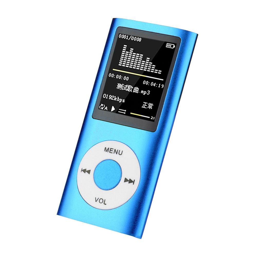 1,8palcový MP3 přehrávač Přehrávání hudby s FM rádiem Video Ebook Player Dobíjecí baterie