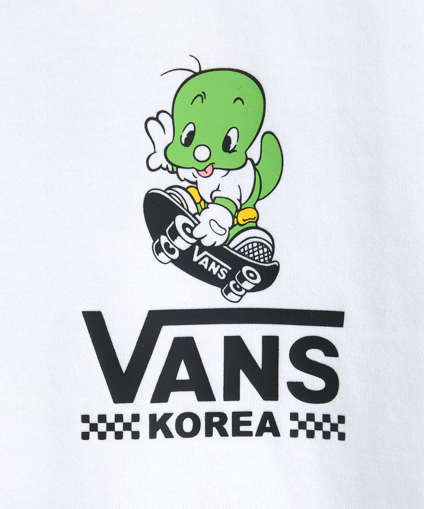 VANS Dooly Korea Crew Short Sleeve T-Shirt - White / Vn0012Pvwht1