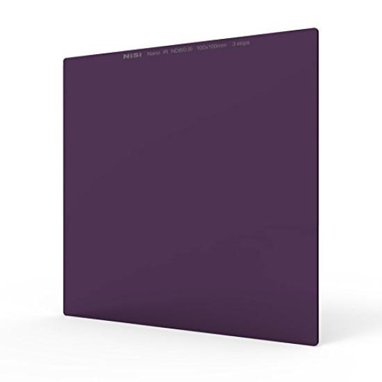 

NiSi 100x100mm Nano IR 2 Stops Neutral Density Optical Glass for 100mm Square Lens Filter Waterproof Nano IR Reduction ND4-0.6 Density, - System,