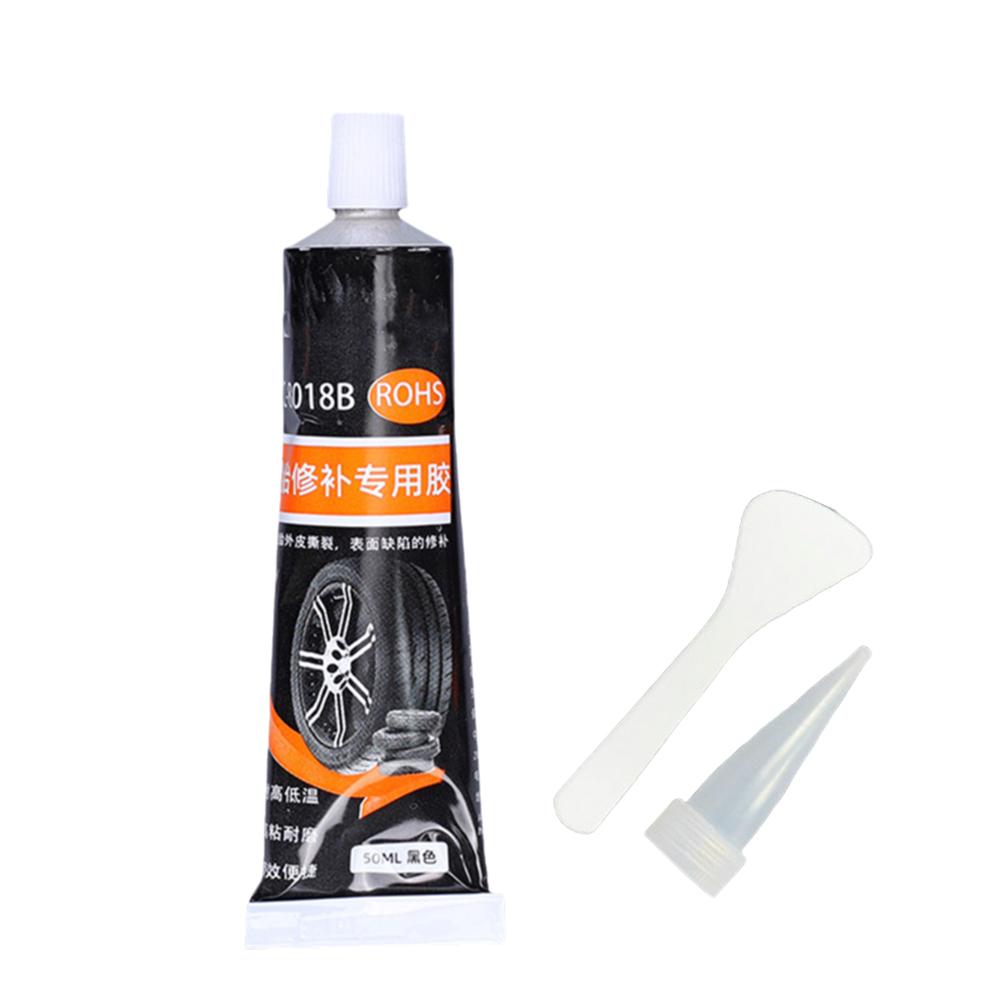 100/50ML Waterproof High Temperature Resistant Tyre Repair Liquid Black Strong Rubber Glues Adhesive Glue Car Repairs Tools
