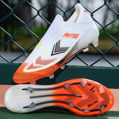 Nieuw gelanceerde vetersloze voetbalschoenen voor zowel mannen als vrouwen, antislip en schokabsorberend, speciaal ontworpen voor kunstgras