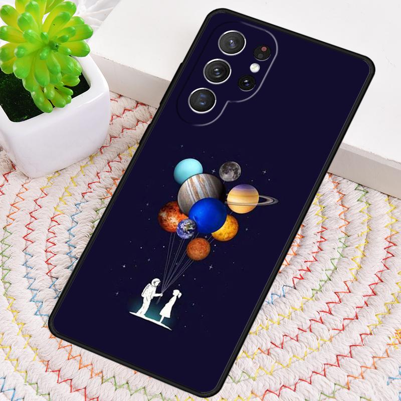 Outer Space Silicone Phone Case For Samsung Galaxy Note 10 Pro S26 S25 S24 S23 S22 S21 Plus S25Ultra Capa Cover