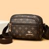 Large-capacity Fashionable Bag, High-end Retro Printed Single-shoulder Bag, Trendy Crossbody Women's Bag