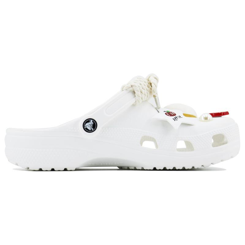 Crocs Classic clog big eyes SDS funny and cute cartoon home casual beach hole shoes for men and women white