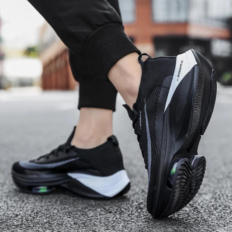 Herren Laufschuhe Luftpolster Atmungsaktiv Training Leichte Schuhe Sneaker Marathon Damen Bequeme Athletische Sportschuhe