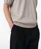 Musinsa Standard Washable Supima Cotton Crew Neck Short Sleeve Knit [Mushroom]