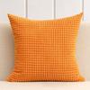 Corduroy Pillowcover Solid Color Thick Square Corn Grain Texture Cushion Covers Household Sofa Ornamental Throw Pillow Case 45*45Cm
