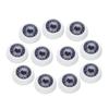 1pair 20MM Kids Toy Accessories Blue Brown Black Eyeballs 20inch New Baby Realistic Dolls Eyes Half Round Hollow