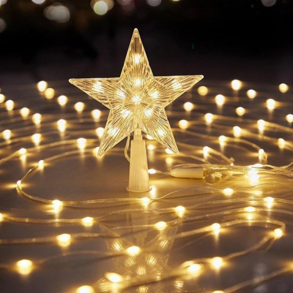 Solar LED Christmas Tree Waterfall Lights – Waterproof Outdoor Decorative Lights for Festive Courtyard Arrangements