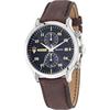 Epoca Blue Leather Brown Men's Chronograph Quartz Watch R8871618001