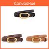 Genuine Leather Womens Belt With Metal Buckle For Casual And Business Wear