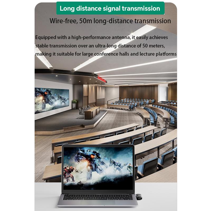 Wireless screen sharing Mirroring Receiver for PC TV Projector 50m Extender Receiver Wireless Same Screen Device Wireless Transmitter Receiver 1080P