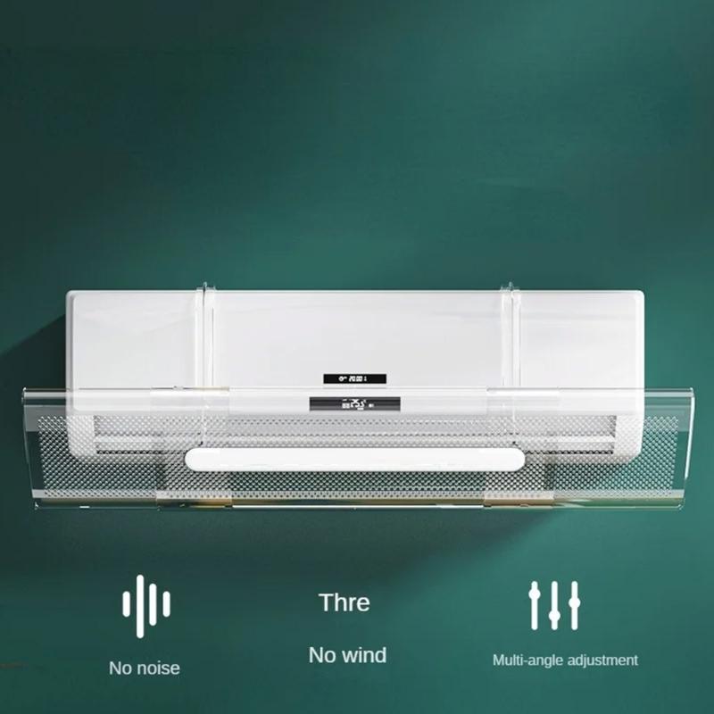 Air Conditioning Baffle Child Safe Cold Air Guards Shield Antistraight Blowing for Wall Mounted Air Conditioner Units