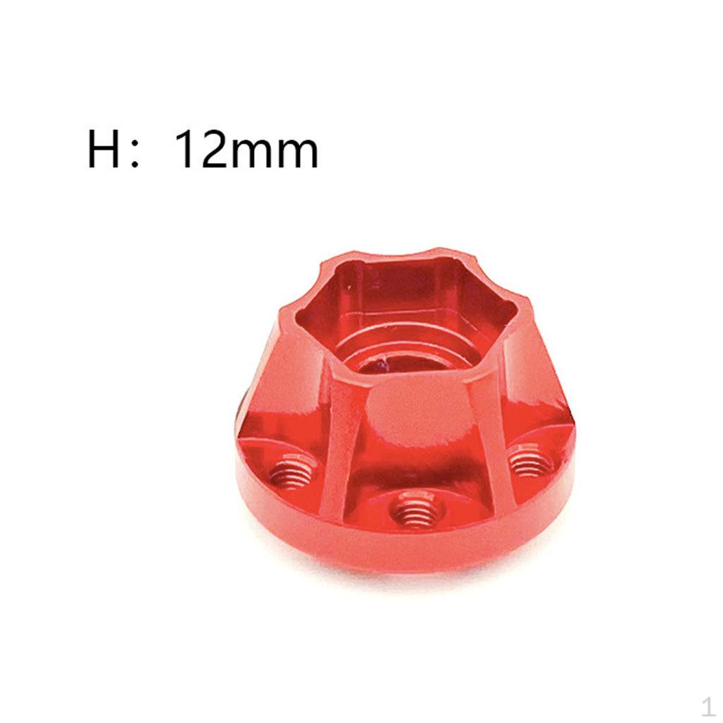 Hexagon Wheel Hubs Spare Parts Aluminum Alloy Modification Accessories Widening for RC Crawler