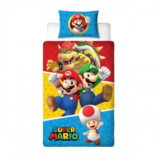 Super Mario Splitter Single Duvet Cover Set