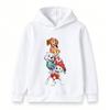 Cartoon Puppy Group Print Kids Hoodie Sweatshirt Boys Girls Casual Long Sleeve Pullover Top for Toddlers