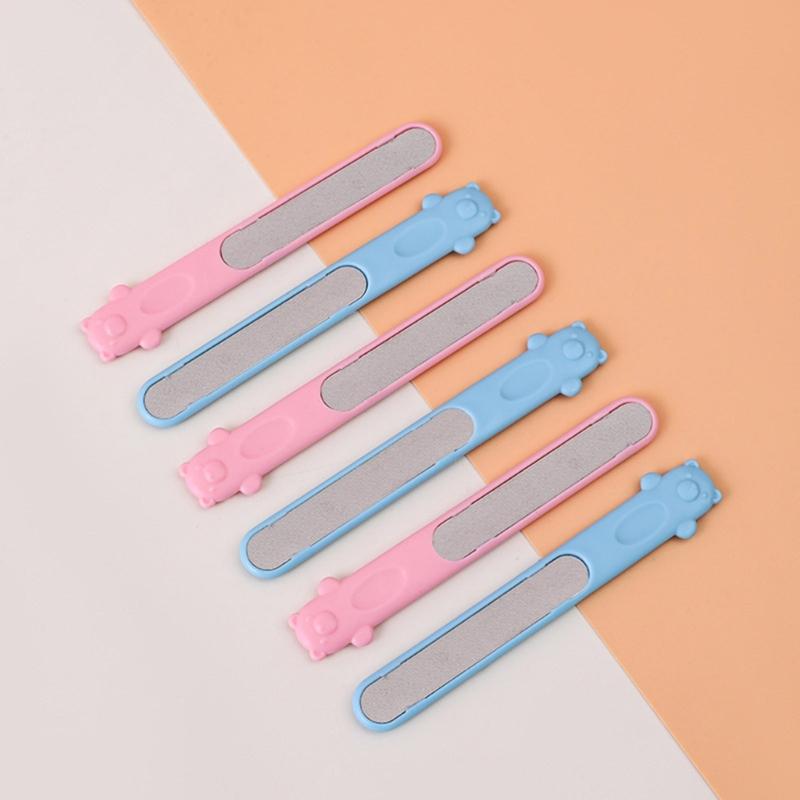 Soft Sanding Bar Infant Nails Trimming Tool Cute Animal Shape For Delicate Fingertips Parent Child Bonding Tool
