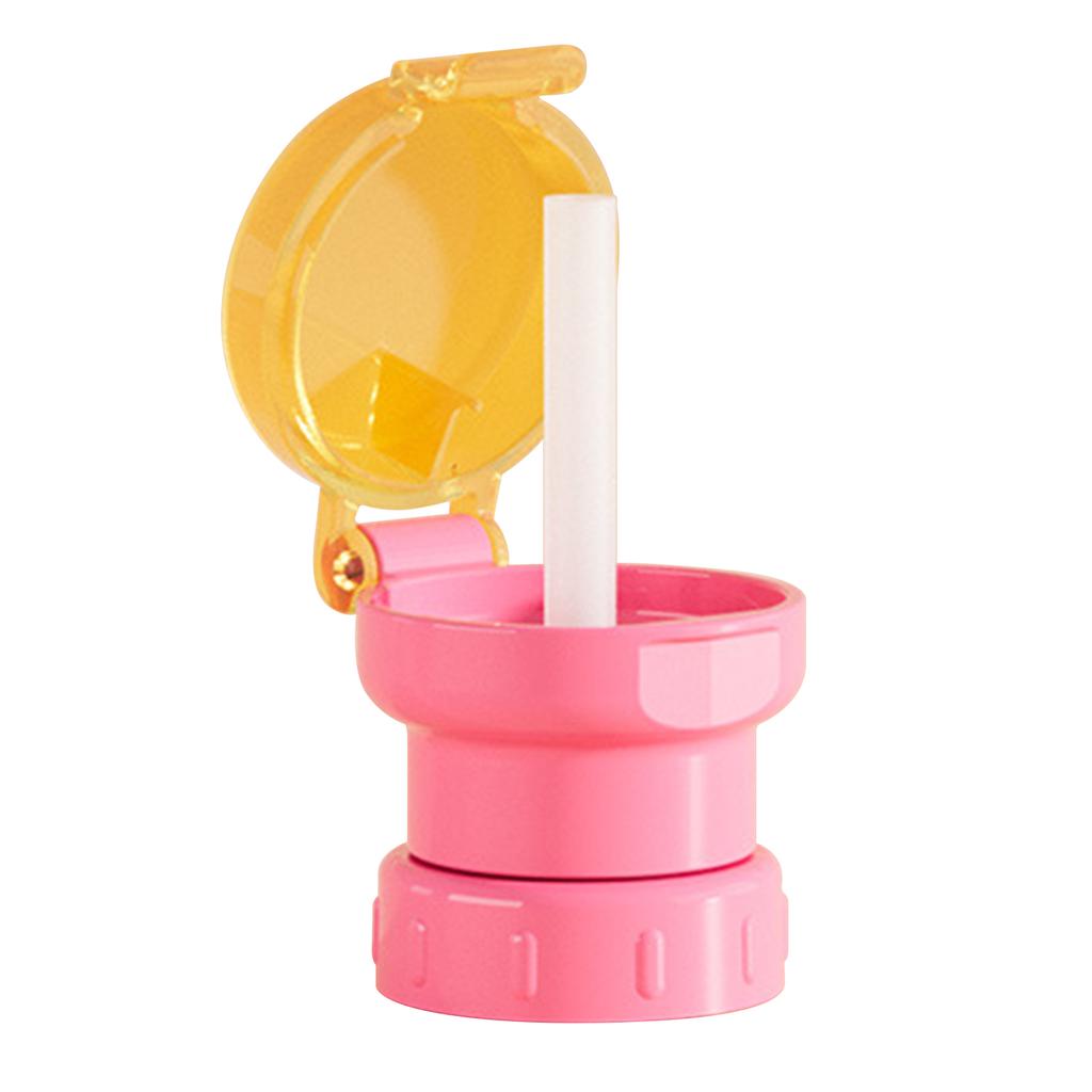 Toddler Spill-Proof Water Bottle Lid With Straw Universal Water Bottle Straw Top Sipping Drinkware Accessories for Soda Juices