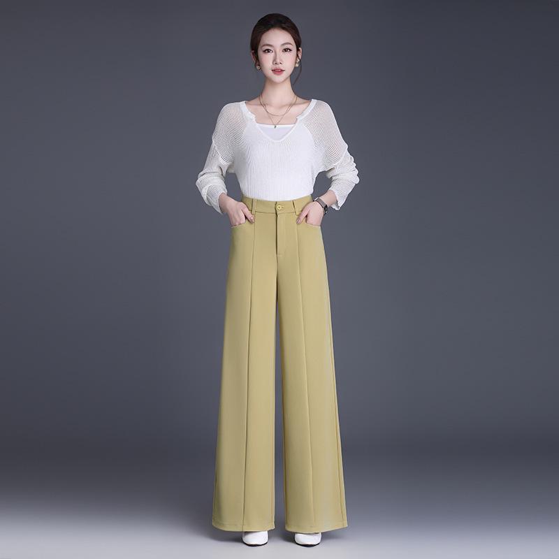 2026 Spring/Summer Women's Loose Wide-Leg Straight Pants