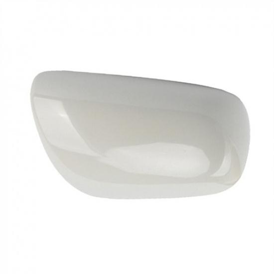 1PC Passenger Side Wing Door Mirror Cover Cap Unpainted For Toyota Yaris 2007-13