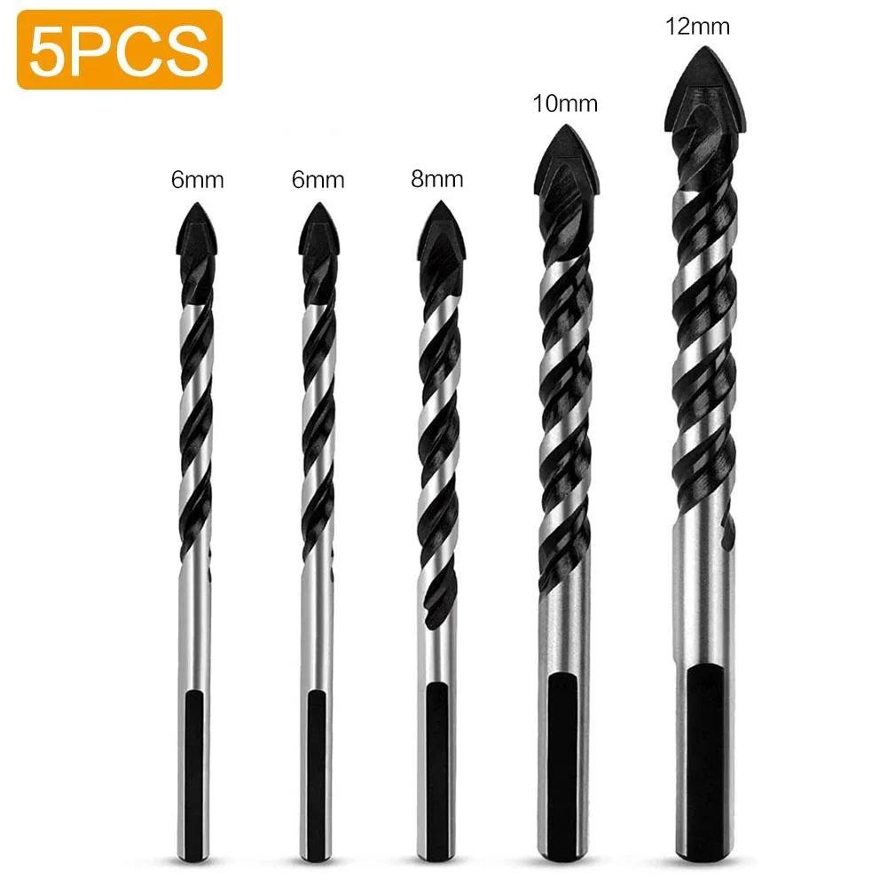 STONEGO Tungsten Carbide Tip Drill Bit Multi-Material Drill Bit for Tile, Concrete, Brick, Glass, Plastic and Wood