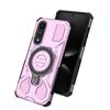For OnePlus Ace 5 Ultra 5G/Nord 5 5G Magnetic Case Rotating Metal Kickstand PC+TPU Phone Back Cover
