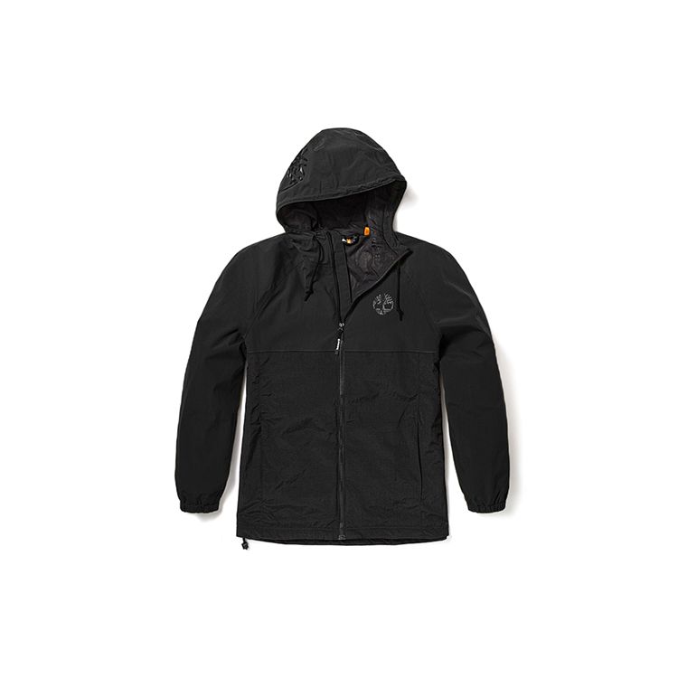Timberland Men s Waterproof Windproof Hooded Jacket Black A6QK9-001 XS
