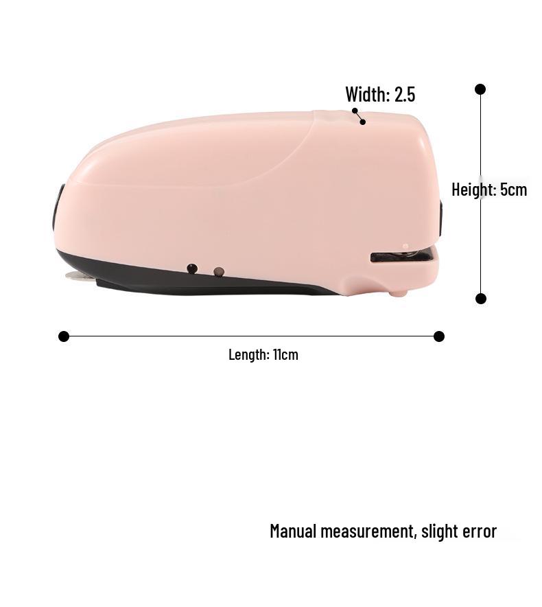 Rechargeable Electric Stapler - Cute Cartoon Design, No. 12, 24/6 Size for Daily Office Use