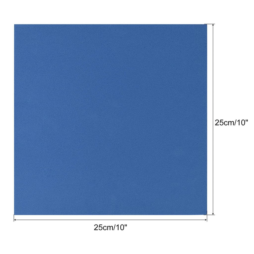 uxcell EVA Foam Sheets for Crafts and DIY 25 x 25 10 mm 4 Pack Projects, cm, Thick, Blue,