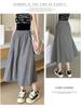 Women's Retro Pleated Mid-Length Skirt - Summer/Autumn Yamamoto Style
