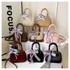 Women's bag Crossbody high-end bag Women's small fresh bow design Shoulder bag Niche women's handbag