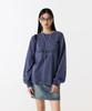 ODDSTUDIO Odsd Pigment Damage Long Sleeve - Navy
