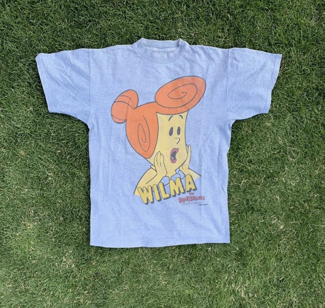 Vintage 1993 The Flintstones Wilma Fred Flintstone T-Shirt 4XL