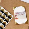 24pcs/sheet Self-adhesive Album Corner Sticker DIY scrapbook accessories, multi-color optional, memory preservation and production