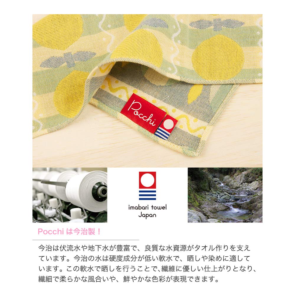 Imabari Towel Bulk Small Retirement Gift [Individually Wrapped] Handkerchiefs, 10-Piece Set, Triple-Ply Gauze, Purchase, Gift, (10-Piece Set)