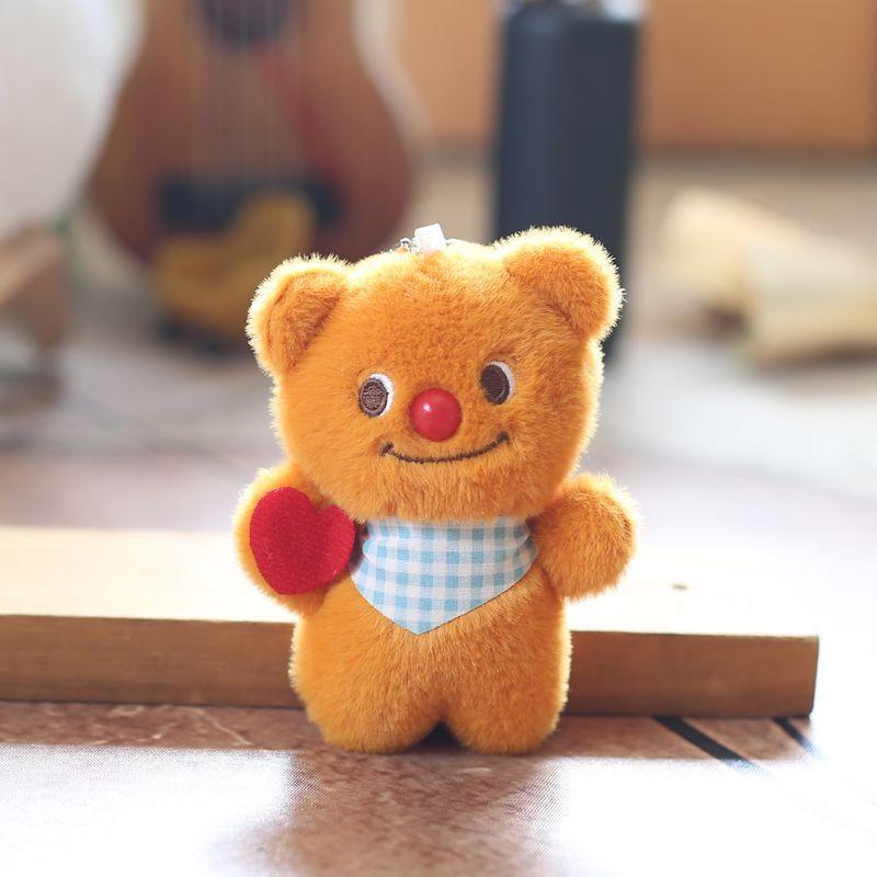 Bear Plush Butterfly Toy Cartoon Doll Keychain Backpack Pendant Holiday Gift
