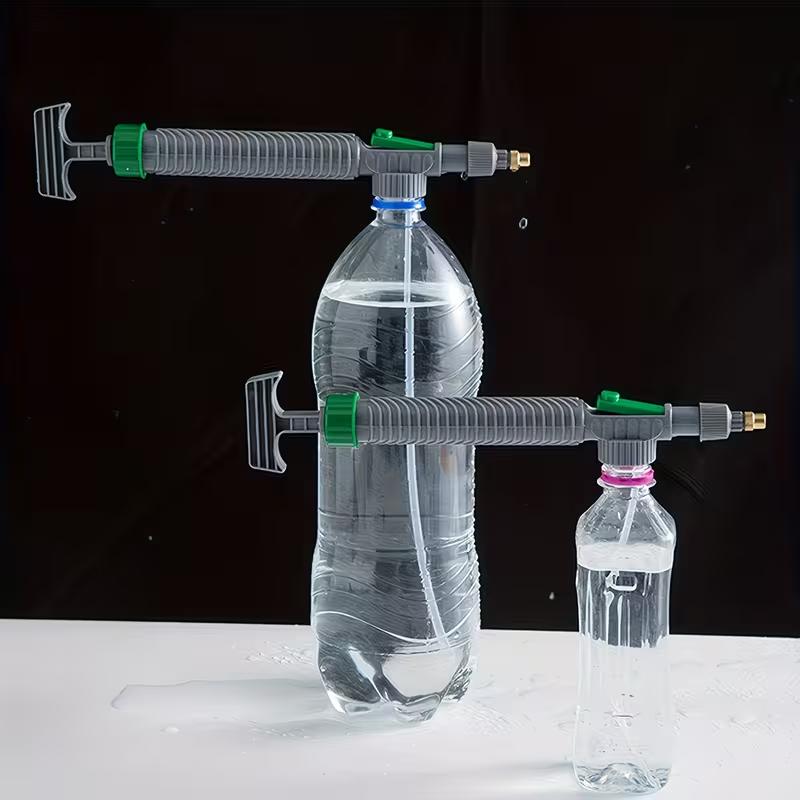 High Pressure Air Pump Manual Sprayer Adjustable Drink Bottle Spray Head Nozzle Garden Watering Tool Sprayer Agriculture Tools