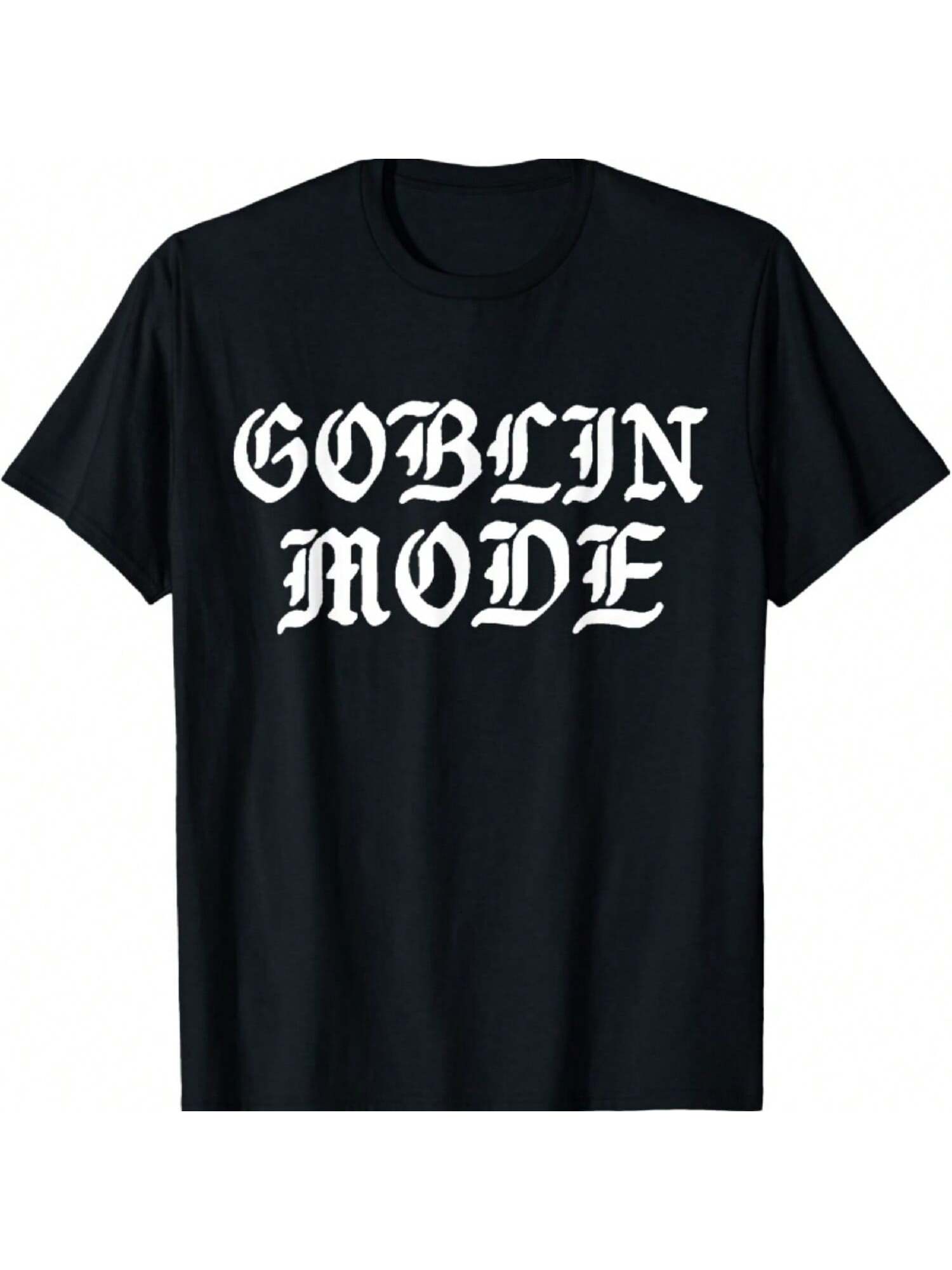 Футболка Goblin Mode Funny Goblincore Фэнтезийное существо Пещерный монстр S разноцветный