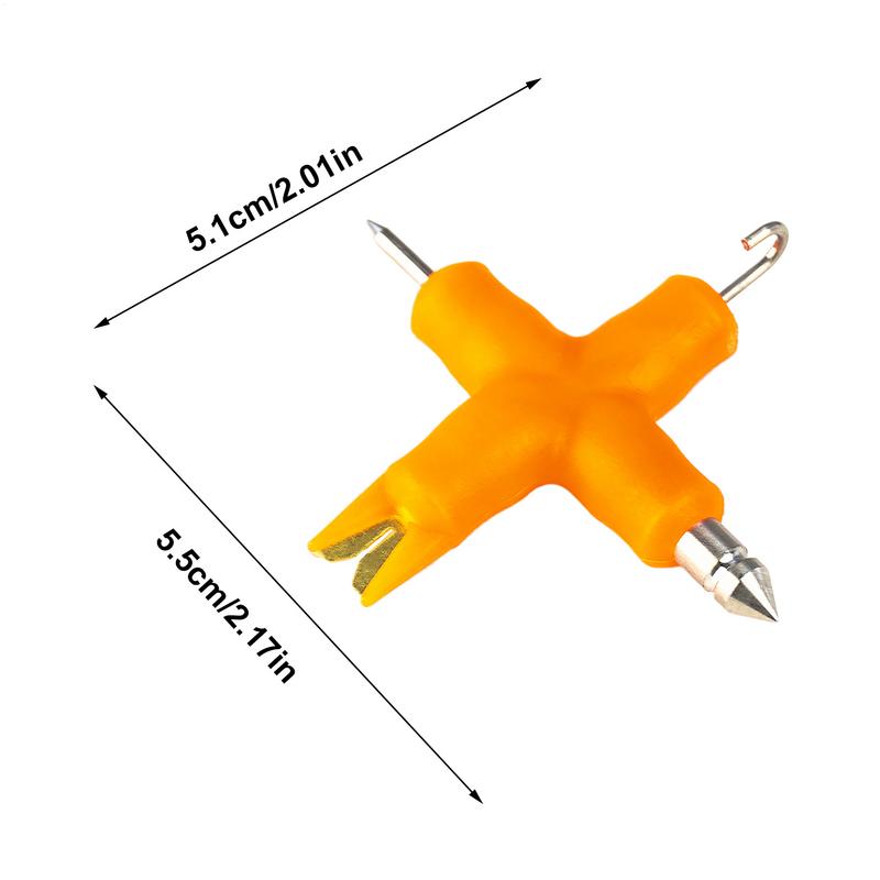 Carp Fishing 4 in 1 Coated Braid Stripper Rig Tool Puller Line Tool Multi-purpose Portable Knotter Tool Fishing Accessories